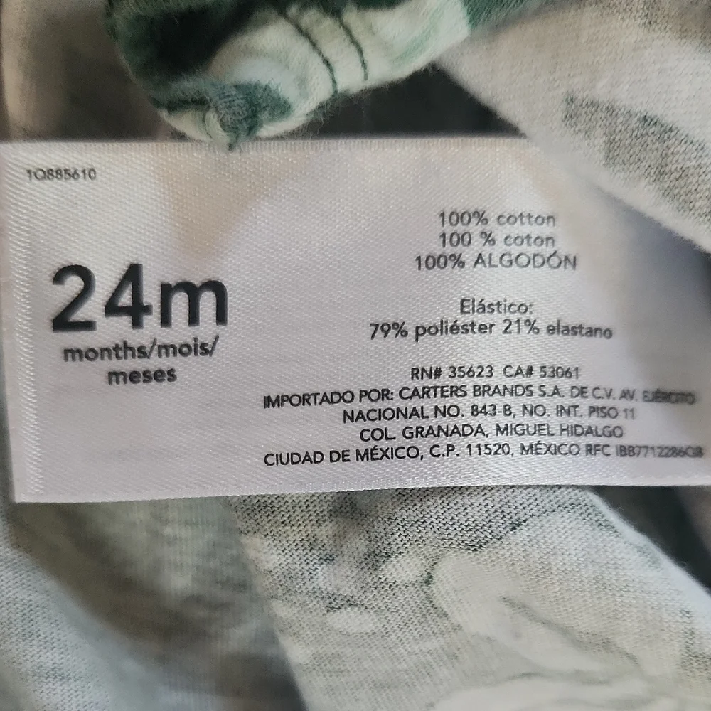 Carter's Baby Romper And Dress Green 24 Months